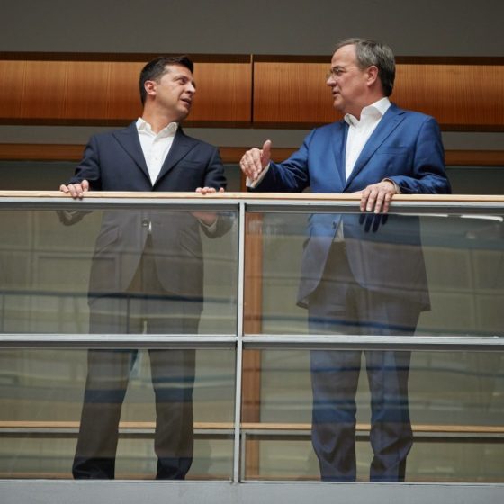 The President of Ukraine and the Prime Minister of the Federal State of North Rhine-Westphalia Met in Berlin
