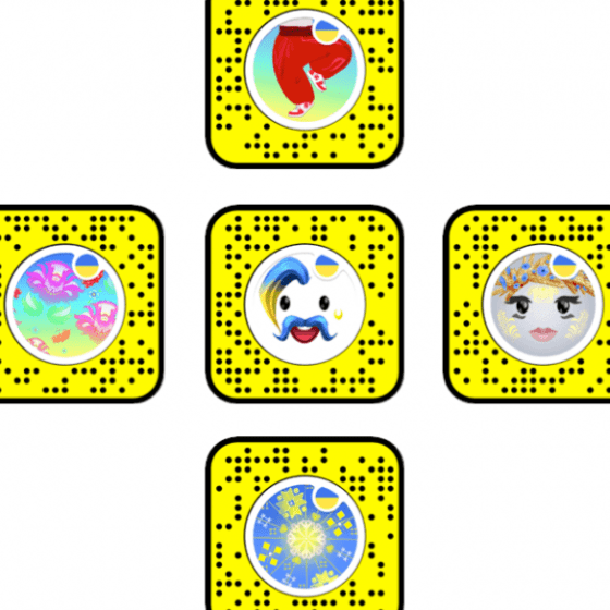 “Snap” presented a set of lenses with a Ukrainian theme