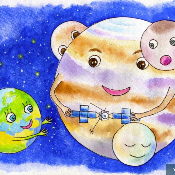Drawing of 8-year-old Ukrainian will be Put to the Space Rocket