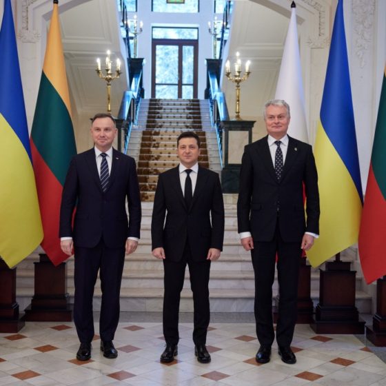 Meeting of the Presidents of Ukraine, Lithuania, and Poland