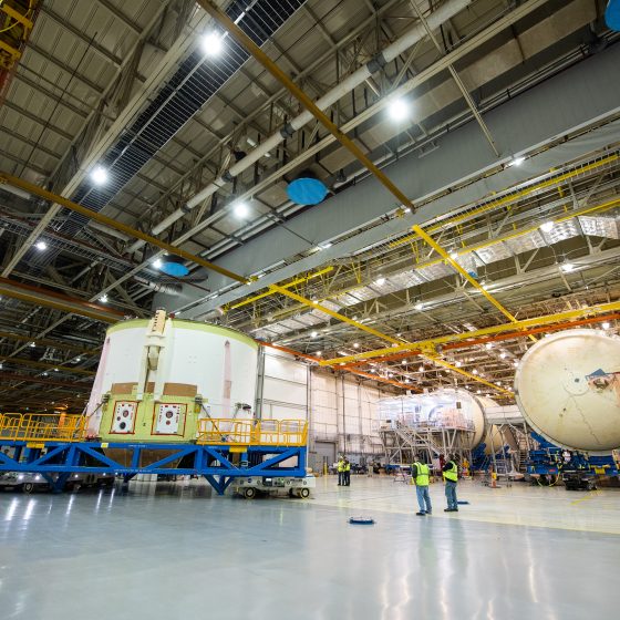 Ukrainian Cosmodrome in the Ocean and the Constellation of Satellites