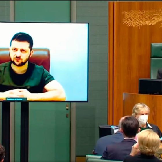 Zelenskyy’s Speech to the Australian Parliament