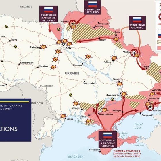 Russian Attacks and Troops Locations