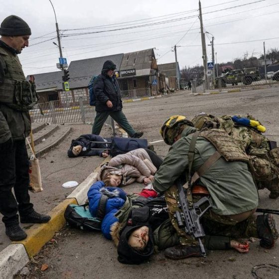 Russians Shoot the Inhabitants of Irpin Town and Do Not Allow Them to Evacuate