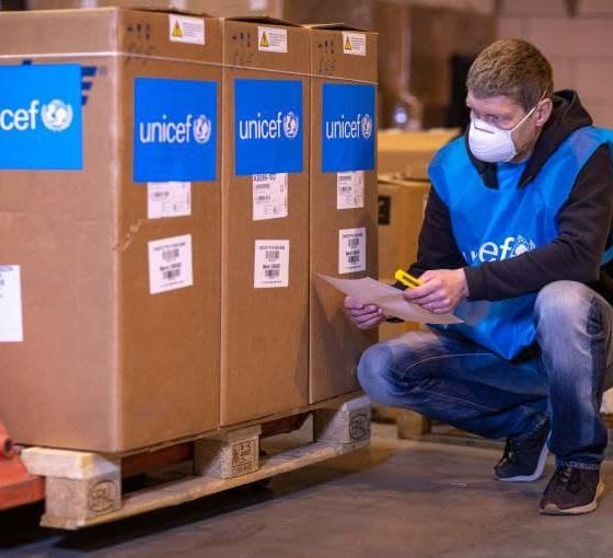 The Arrival of Humanitarian Aid From UNICEF