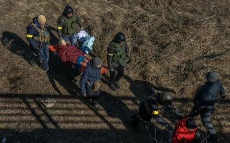Russians Shot Women with Children