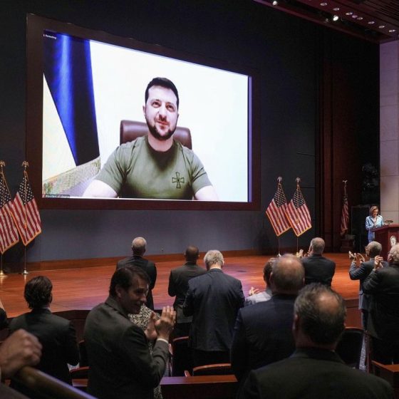 Congressmen Gave a Standing Ovation for the Ukrainian President