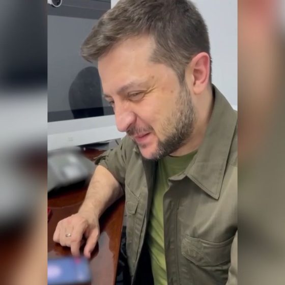 The First Smile of Zelenskyy in War 