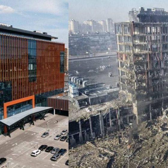 Several Families and Shopping Centers in Kyiv destroyed