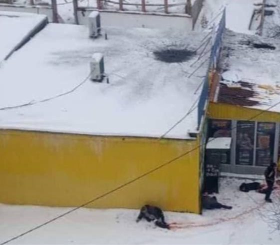 Russians Shot Ukrainians Standing in Line at a Grocery Store