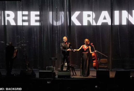 Sting and Ukrainian Cellist Performed in Support of Ukraine