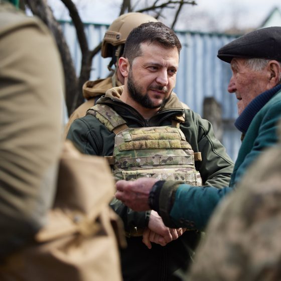 Volodymyr Zelenskyy Came in Bucha