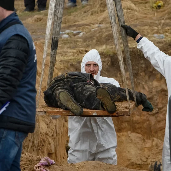 The 3rd Mass Grave with 900 Ukrainians Found Under Bucha