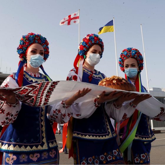 A Delegation From Georgia Arrived in Kyiv