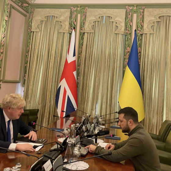 Surprise Visit of Boris Johnson to Kyiv