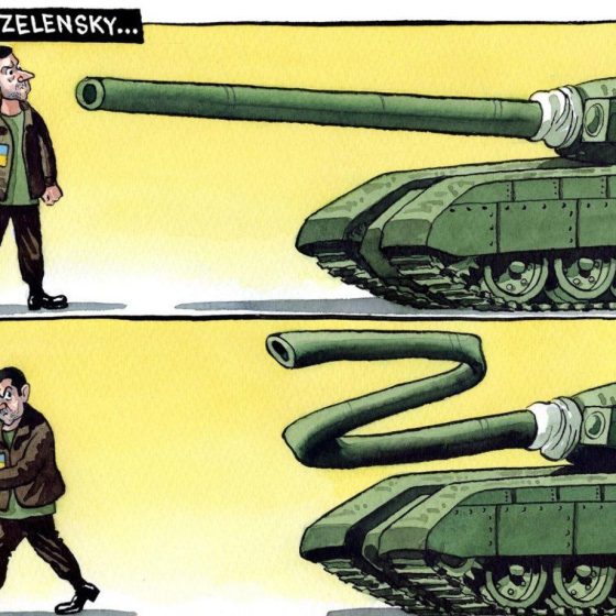 Russian Soldiers Bring Money to Ukrainians