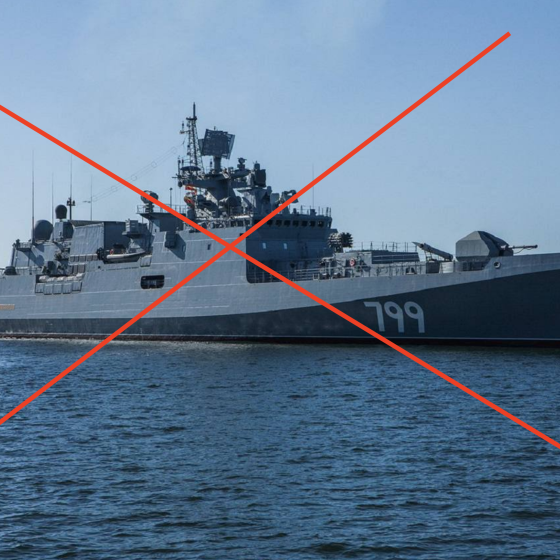 Ukraine Shot Down Another Russian Ship Near Serpent Island