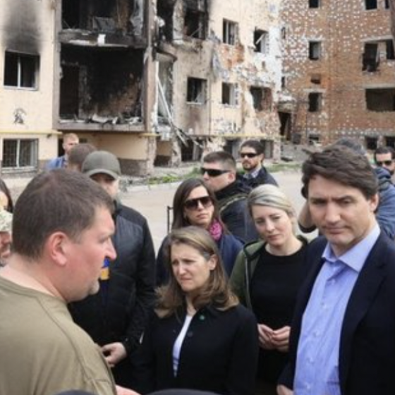 Justin Trudeau Arrived in Ukraine