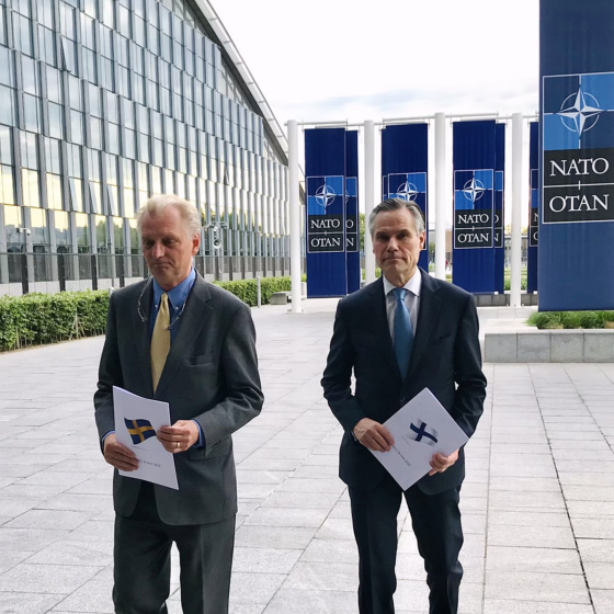 Finland and Sweden Applied to Join NATO