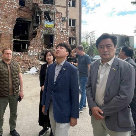 South Korean Parliamentarians Visited Bucha and Irpin