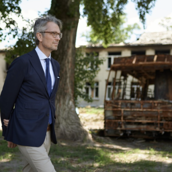 The Ambassador of Sweden Visited the Village Destroyed by the Russians 