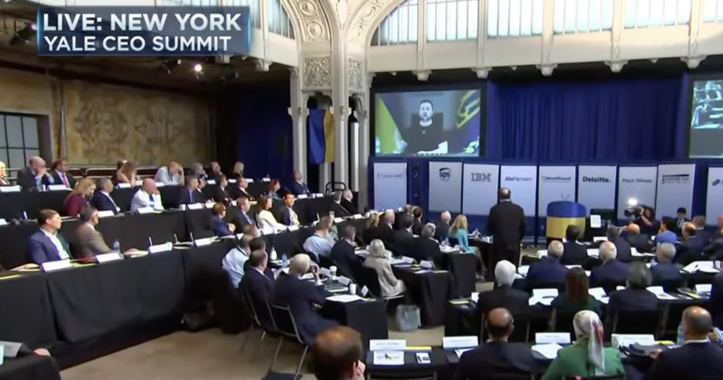 Zelenskyy Took Part in "Yale CEO Summit" GTInvest