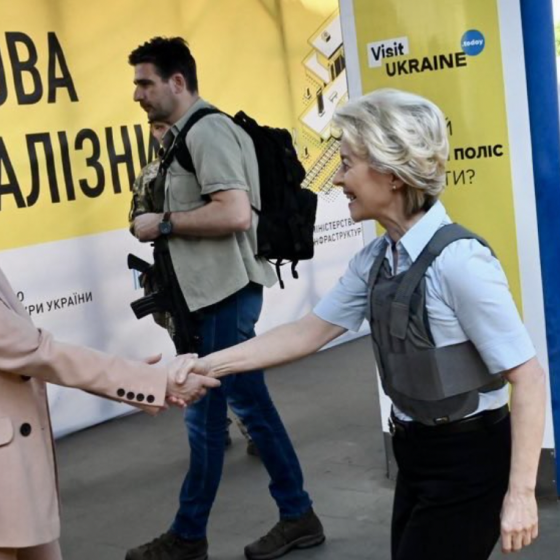 Ursula von der Leyen Arrived to Kyiv
