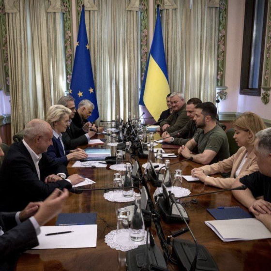 The Ukrainian Government Met with Ursula von der Leyen