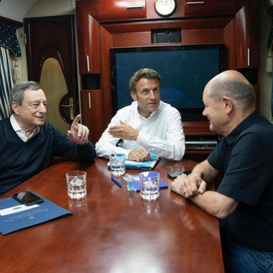 Draghi, Macron and Scholz Are Approaching Kyiv