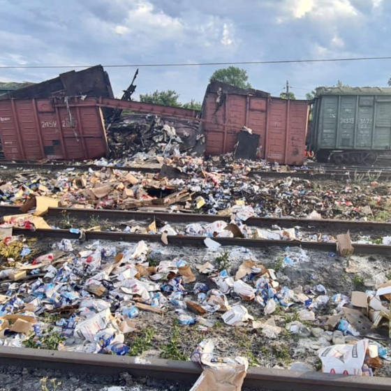 An Attack on Foreign Aid Train for Ukrainians
