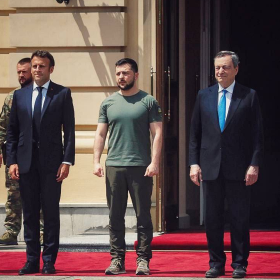 Zelenskyy Met with Draghi, Macron, Scholz and Iohannis