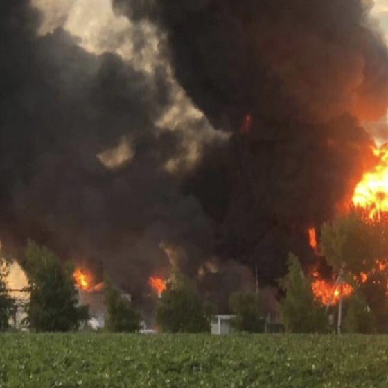 Rocket Strikes on Oil