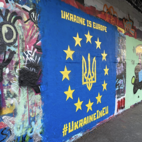 EU-Ukraine Graffiti Was Created in Vienna