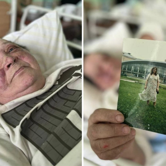 Russian Soldiers Broke a 70-Year-Old Lady’s Spine