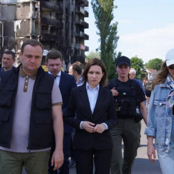 The President of Moldova Arrived to Kyiv