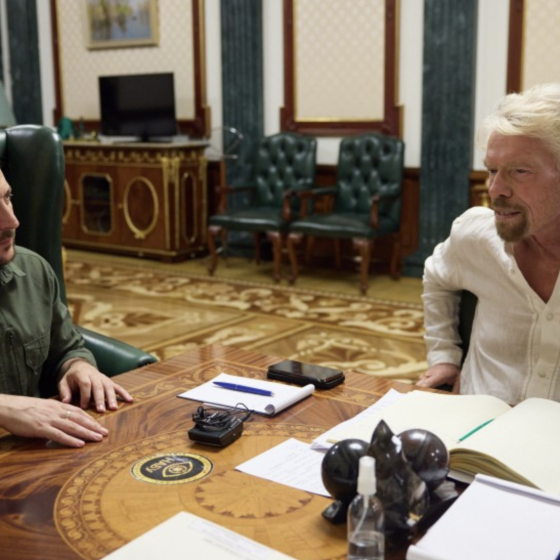 Richard Branson Arrived in Ukraine