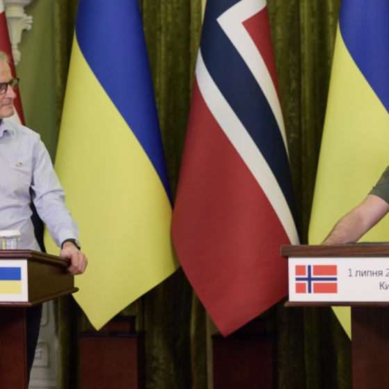 Prime Minister of Norway Arrived to Kyiv