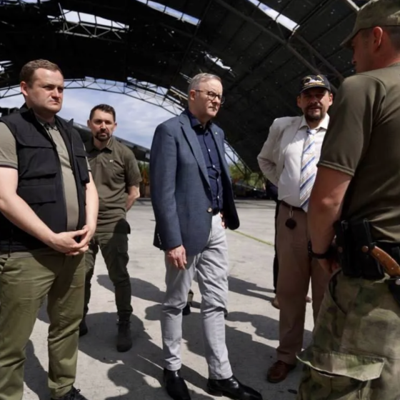 The PM of Australia Arrived to Ukraine