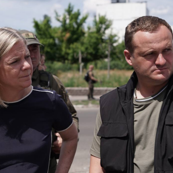 The PM of Sweden Arrived to Ukraine