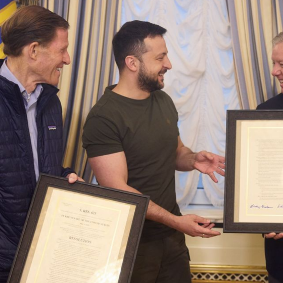 American Senators Arrived to Kyiv for a Meeting With the President