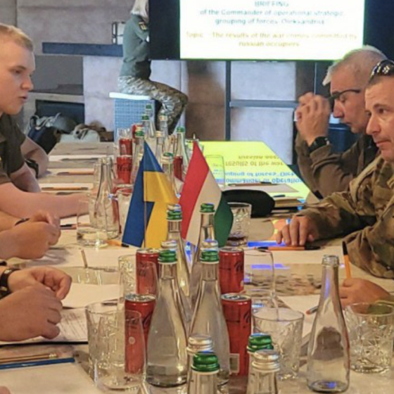 The Military Command of Hungary came to Kyiv