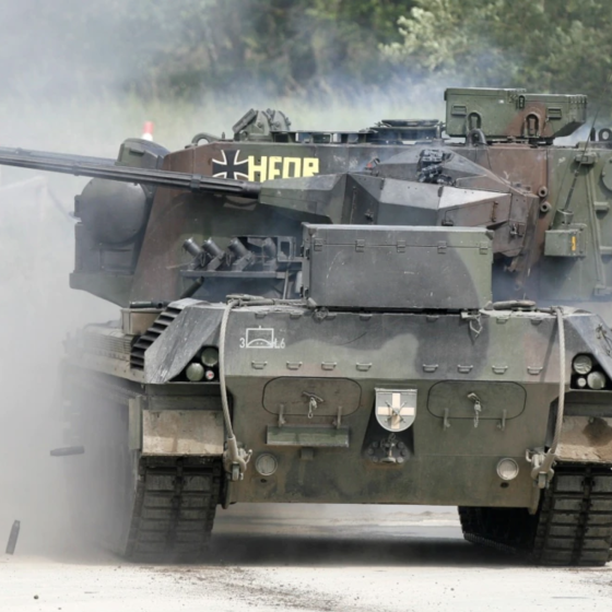 Ukrainians in Germany Learn to Operate a “Gepard” Tank