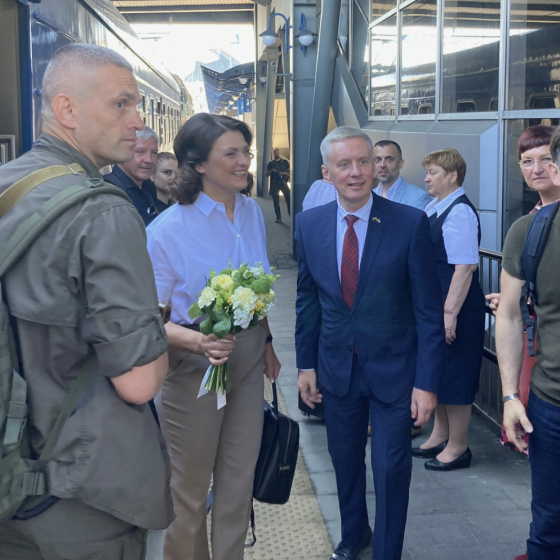 First Lady of Lithuania Arrived in Kyiv