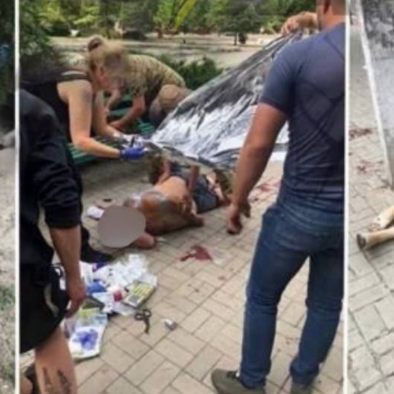 Russian Shelling of Mykolaiv With Cluster Shells