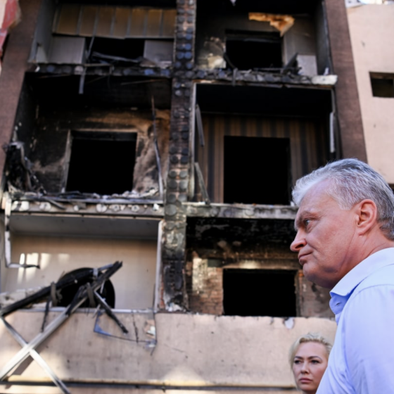 Lithuanian President Visited Irpin