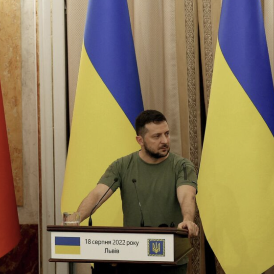 A Meeting of Presidents of Ukraine, UN and Turkey