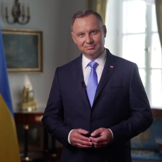Congratulations on the Independence Day of Ukraine From the President of Poland Andrzej Duda and the Polish Nation