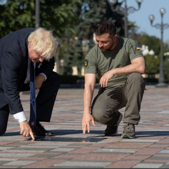 Boris Johnson’s Mame Appears on the Walk of the Brave