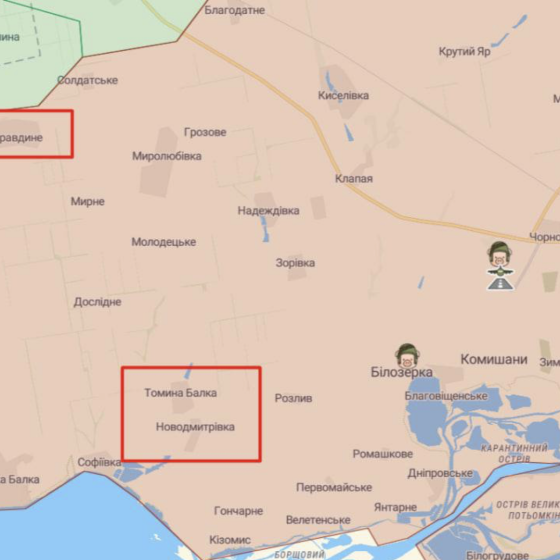 Ukraine Recaptured 4 Villages in the Kherson Region