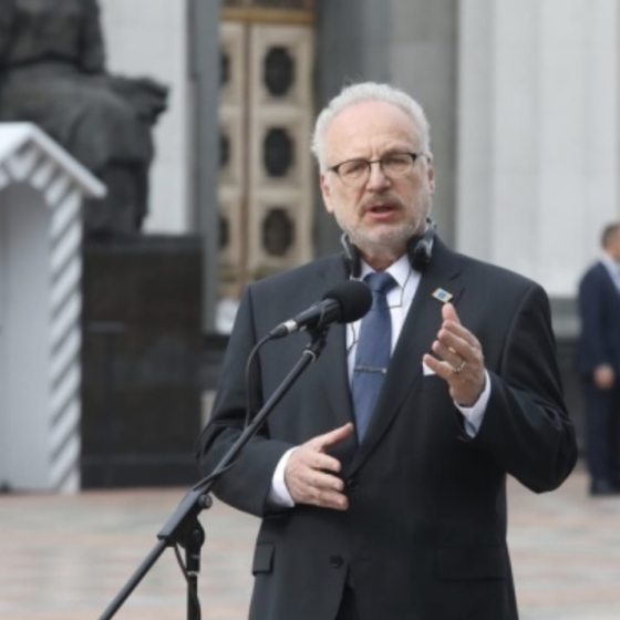 The President of Latvia Arrived in Ukraine